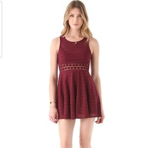 Free People Daisy Waist Sleeveless Lined Mini